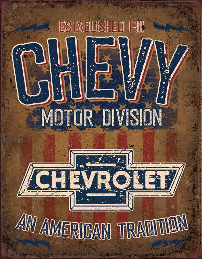 Chevy - American Tradition Tin Sign