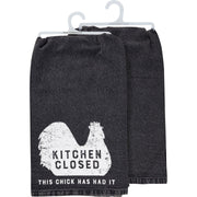 Kitchen Towel - Kitchen Closed Rustic