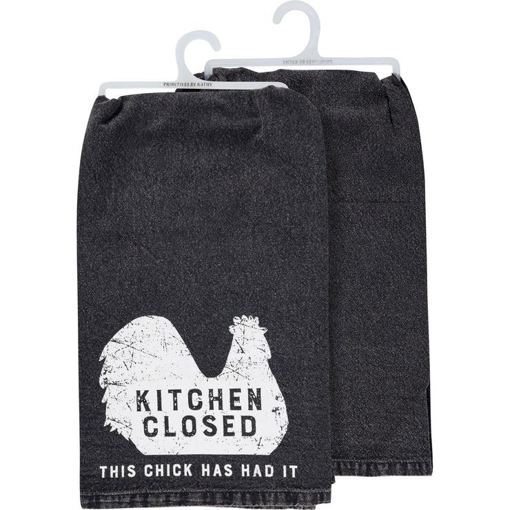 Kitchen Towel - Kitchen Closed Rustic