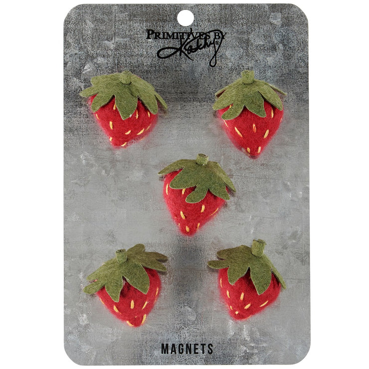 Memo Holder Set - Strawberries