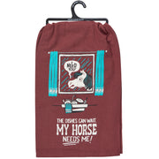 Kitchen Towel - Horse Needs Me