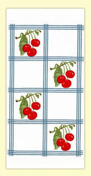 Country Cherry Retro Flour Sack Kitchen Towel