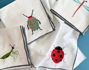 Love Bug Kitchen Towel -  Embroidered