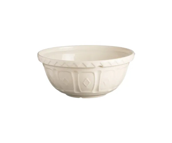 Colour Mix- Cream Mixing Bowl 9.75" (S24)