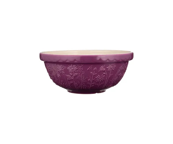 In the Meadow Daisy- Purple Mixing Bowl 11" (S18)