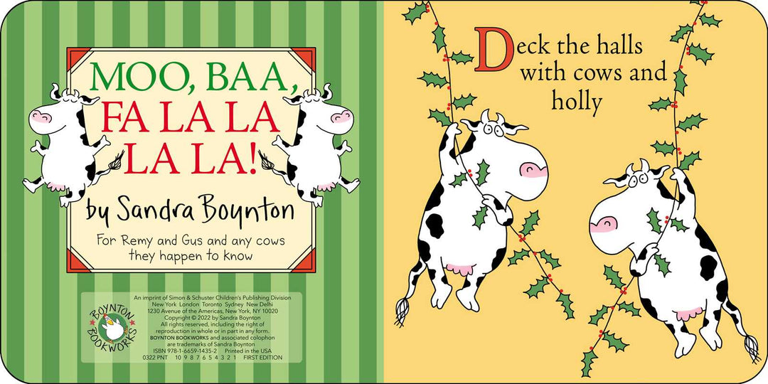 Moo, Baa, Fa La La La La! by Sandra Boynton