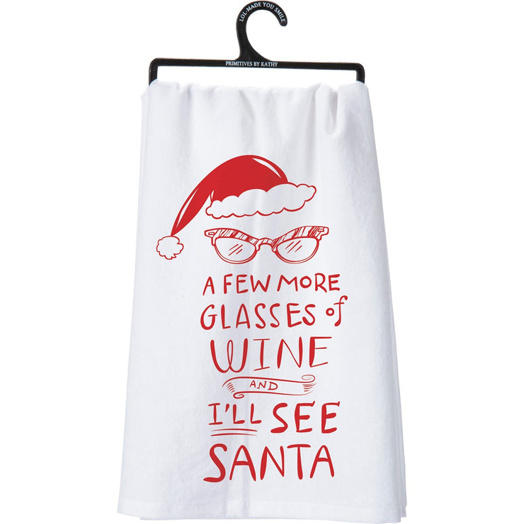 Kitchen Towel- See Santa