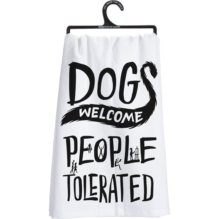 Kitchen Towel - Dogs Welcome