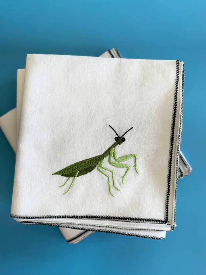 Love Bug Kitchen Towel -  Embroidered