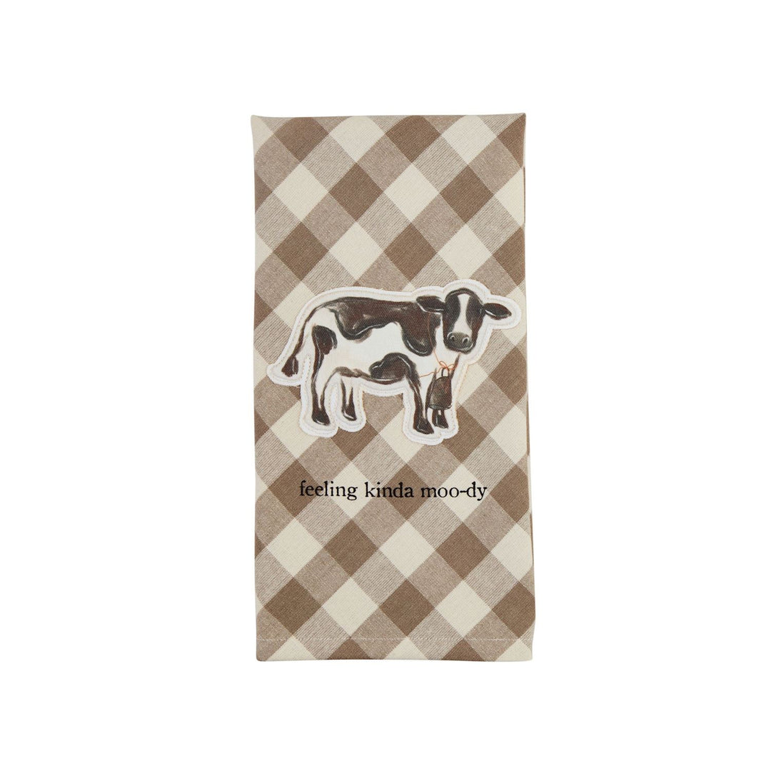 Farm Animal Canvas Patch Towels