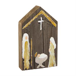 Medium Nativity Reclaimed Plaque