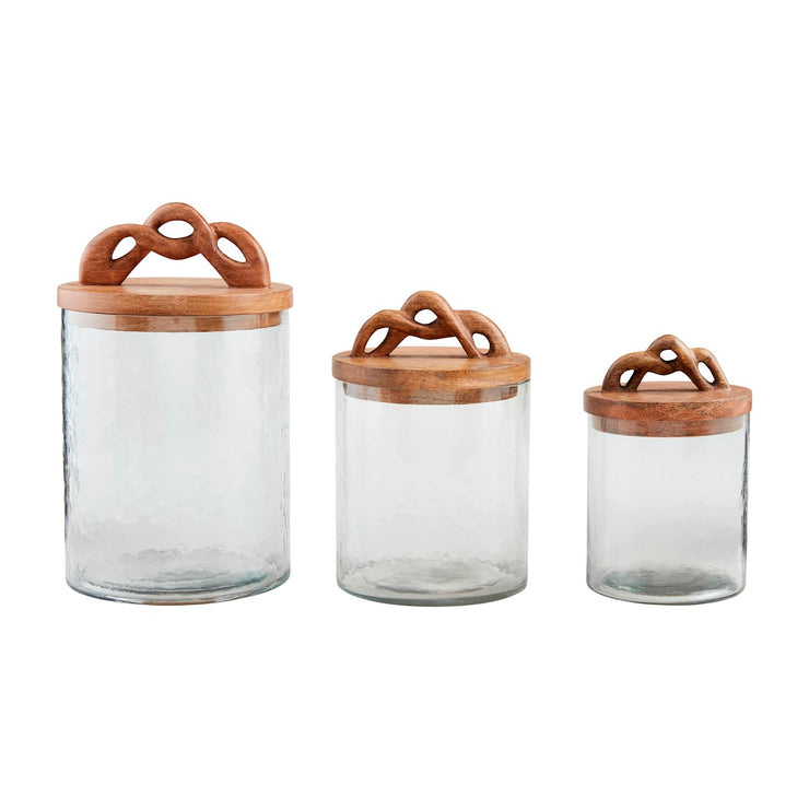 Twisted Handle Canister Set