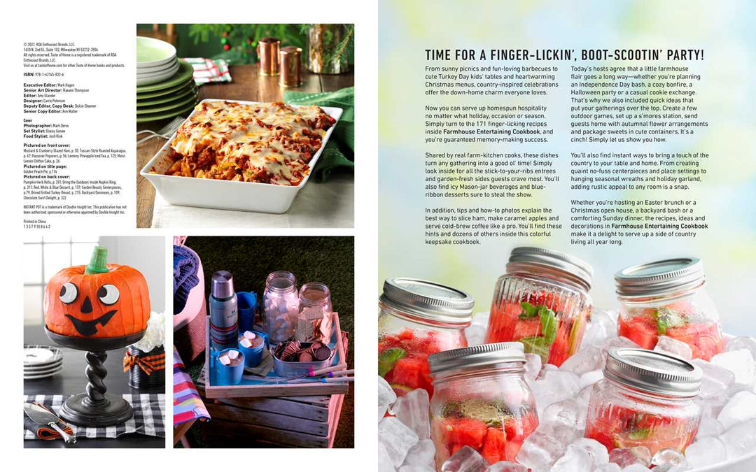 Taste of Home Farmhouse Entertaining Cookbook