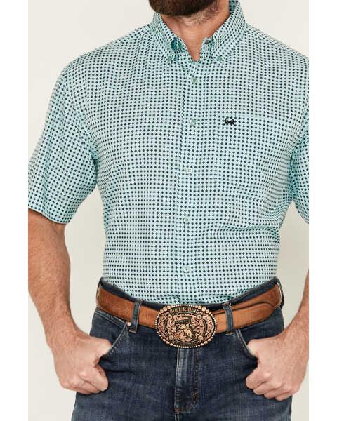 Cinch Men's Short Sleeve ArenaFlex Shirt - Geo Print