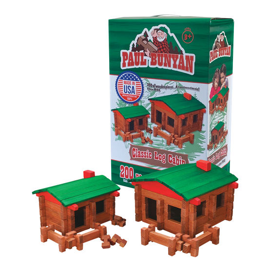 Roy Toy Log Cabin Large Box Set (200 pc.)