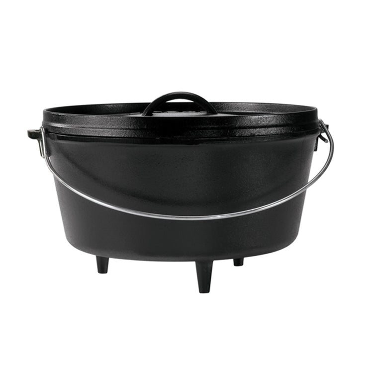 10 inch/5 quart Cast Iron Deep Camp Dutch Oven