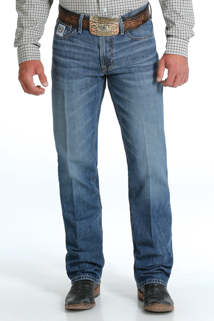 Cinch Men's Jeans - White Label - Medium Stone Wash - Indigo