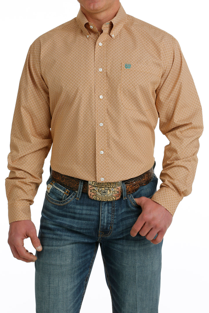 Cinch - Men's Long Sleeve Shirt - Brown