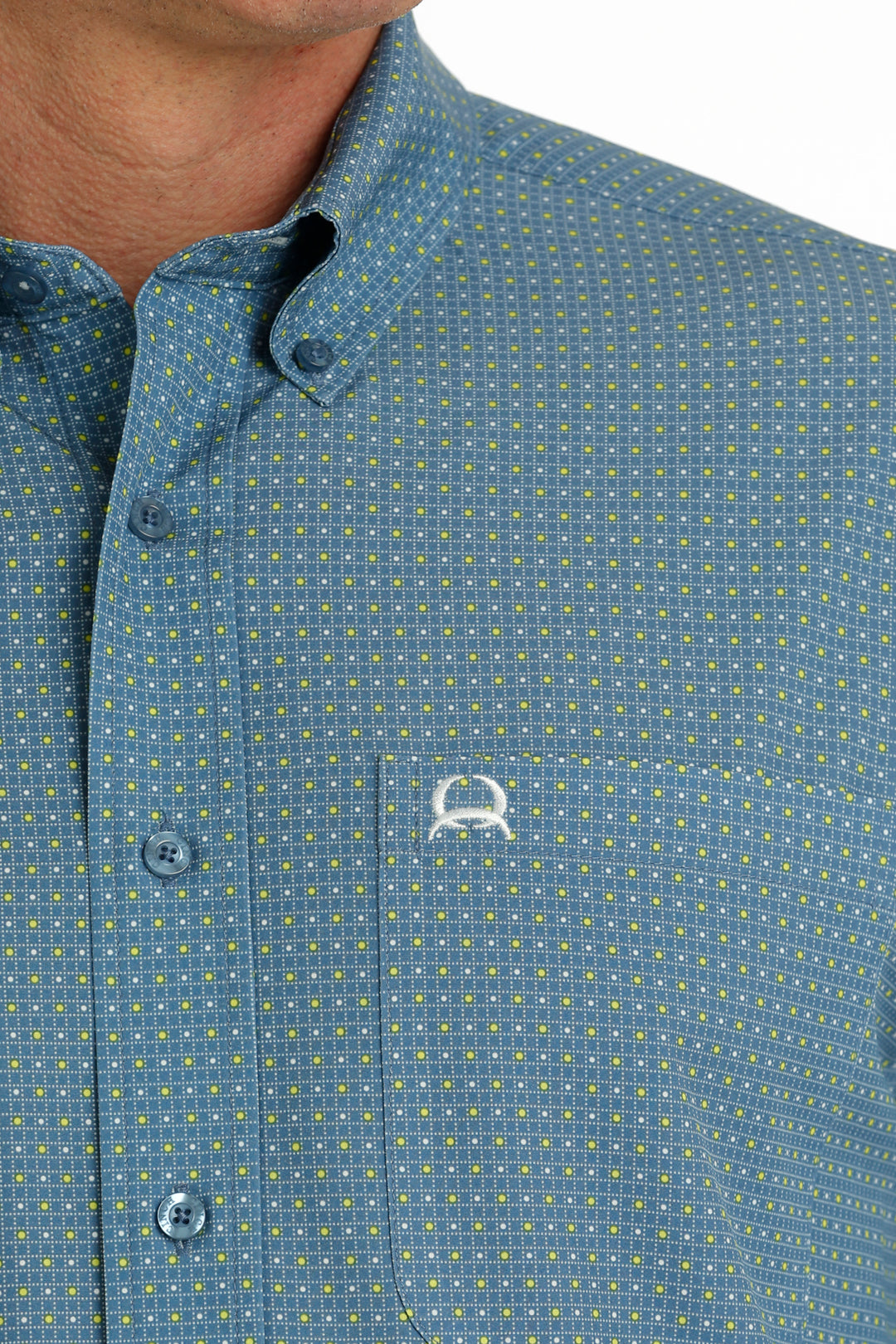 Cinch - Men's Short Sleeve Shirt Arenaflex - Blue