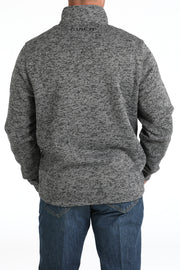 Cinch Men's 1/4 Zip Sweater - Gray