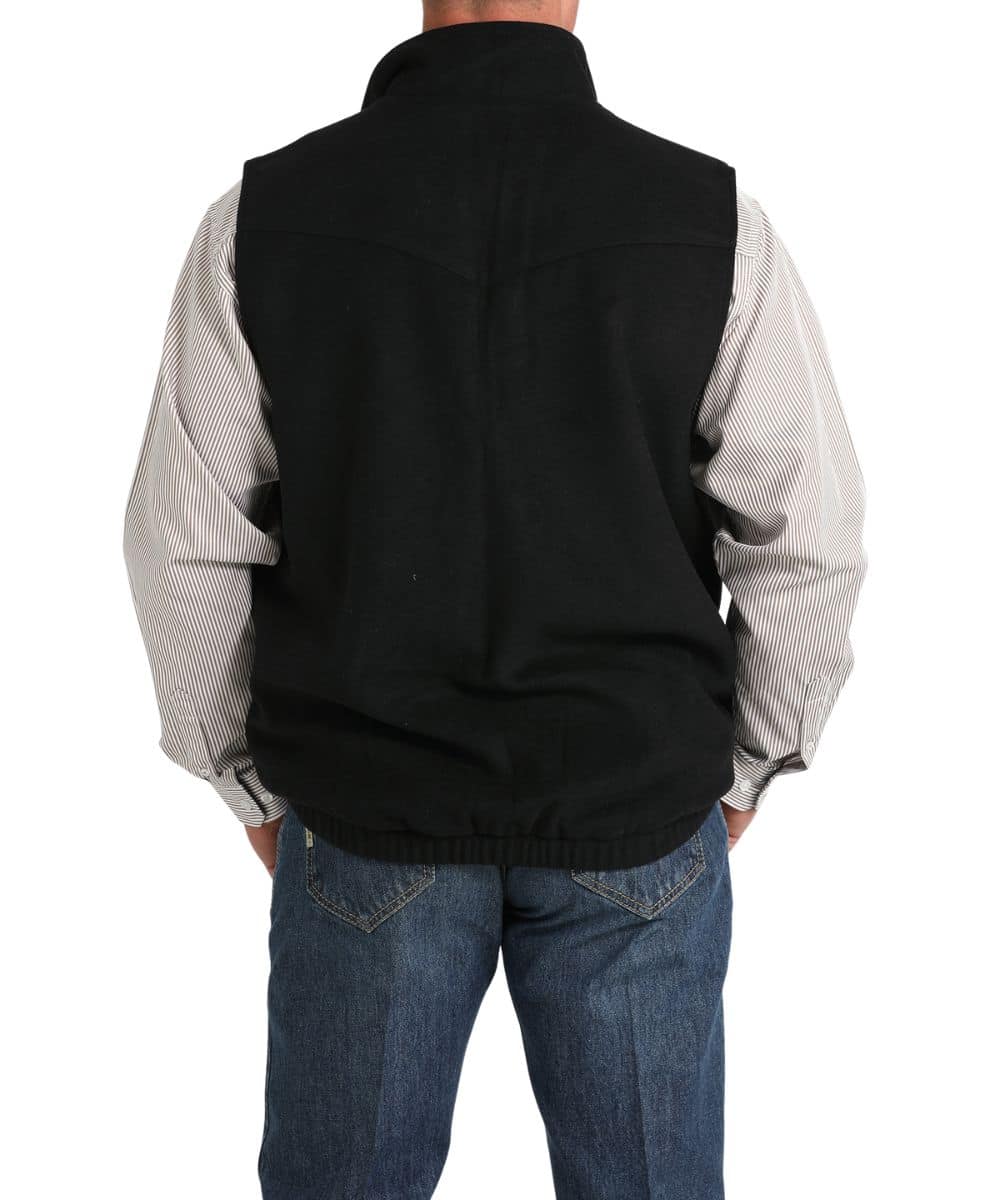 Cinch Men's Concealed Carry Wooly Vest - Black