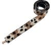 Beaded Leopard Print Bag Straps