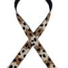 Beaded Leopard Print Bag Straps