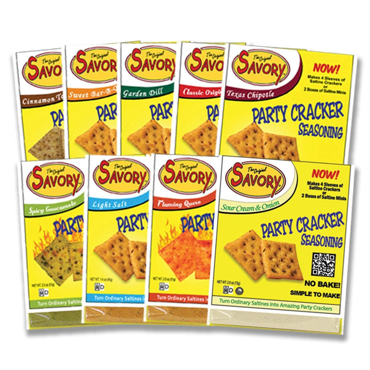 Savory Party Cracker Seasoning - Flavor Assortments