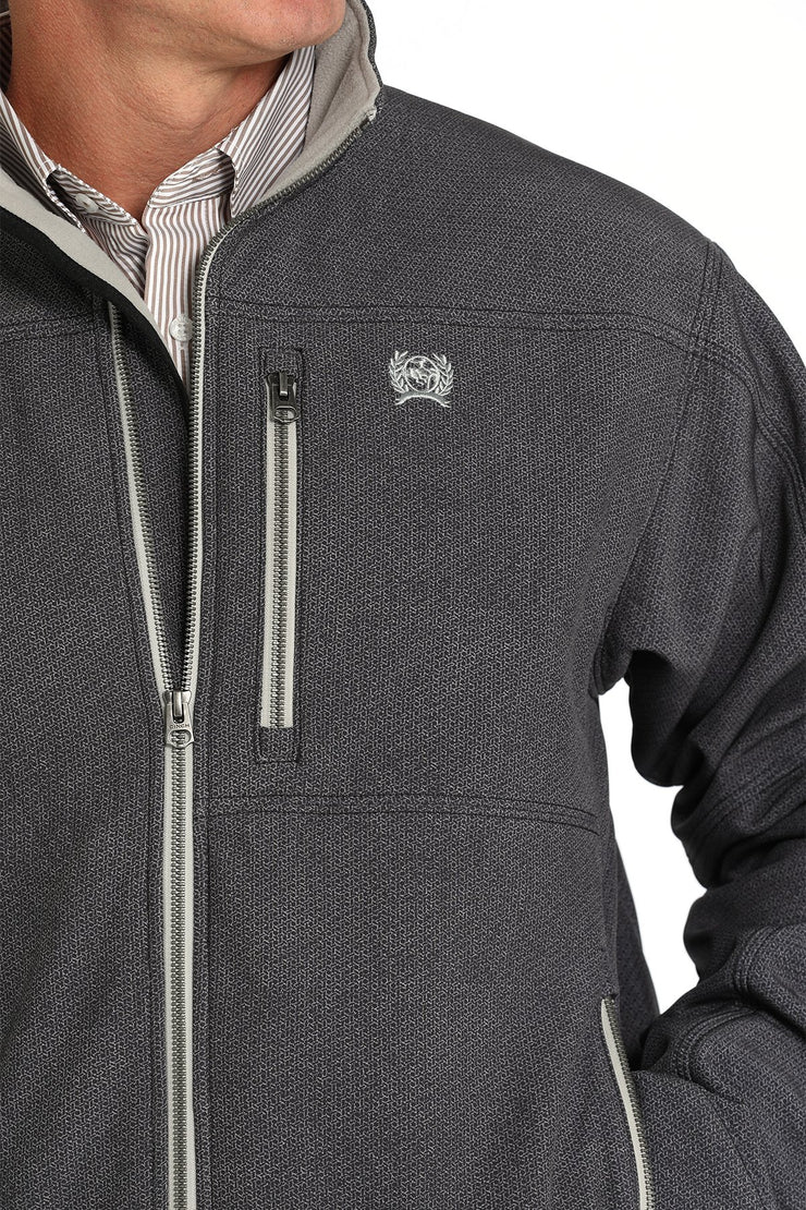 Men's Concealed Carry Bonded Jacket - Gray