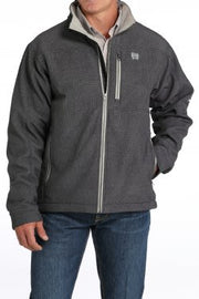 Men's Concealed Carry Bonded Jacket - Gray