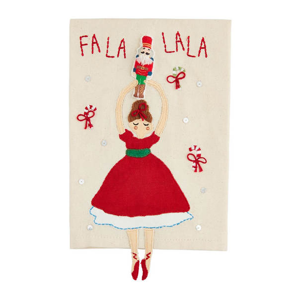 Kitchen Towel - Fa La La Dancer Dangle Leg Towel