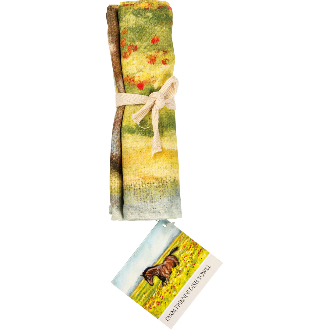 Kitchen Towel - Horse In Field