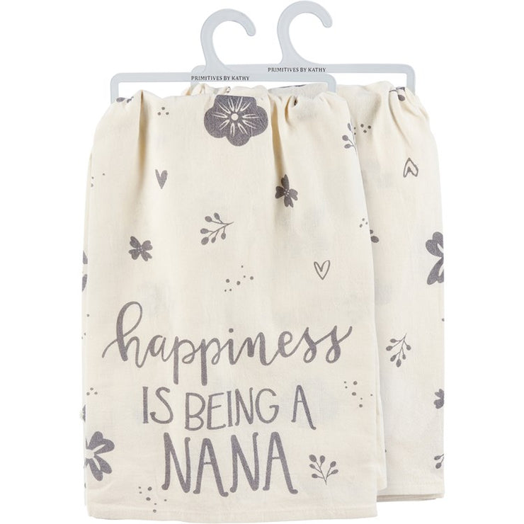 Kitchen Towel - Happiness Is Being A Nana.