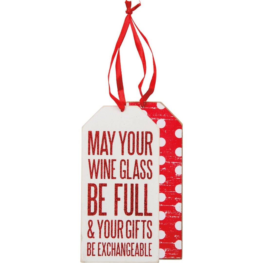 Bottle Tag - Wine Glass