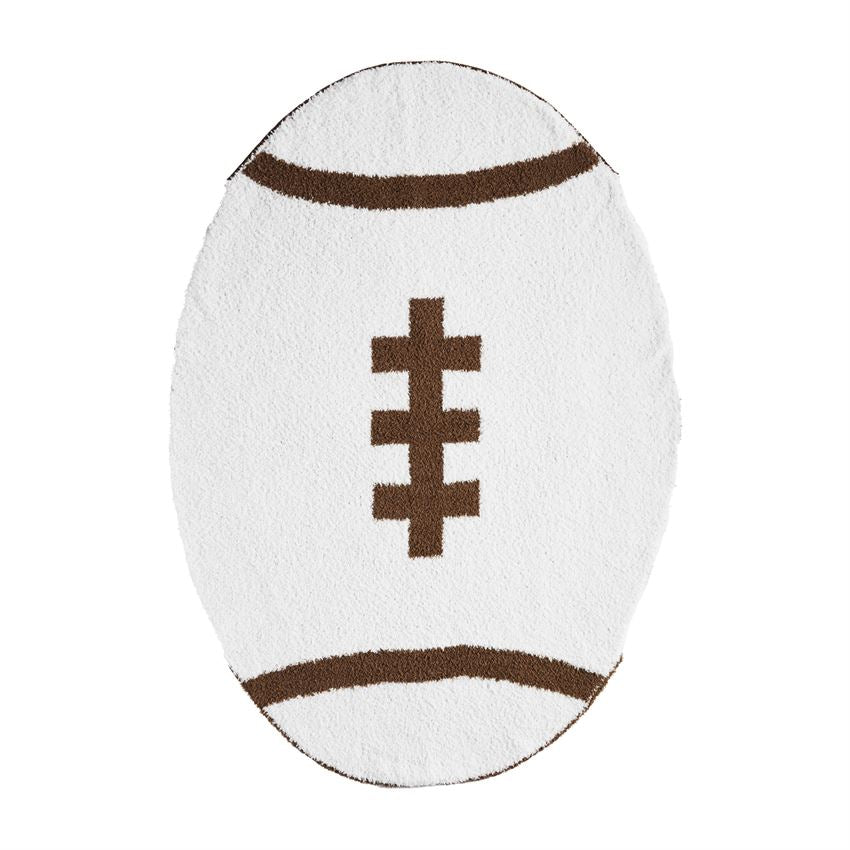 Chenille Football Blanket