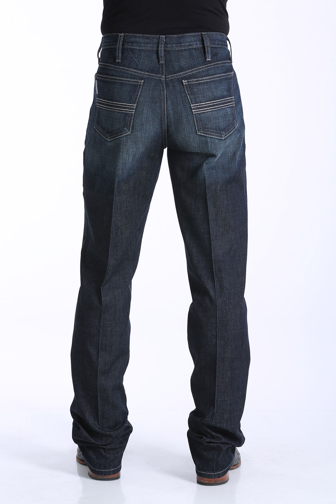 Cinch Men's Jeans - Silver Label Performance Denim - Dark Stonewash