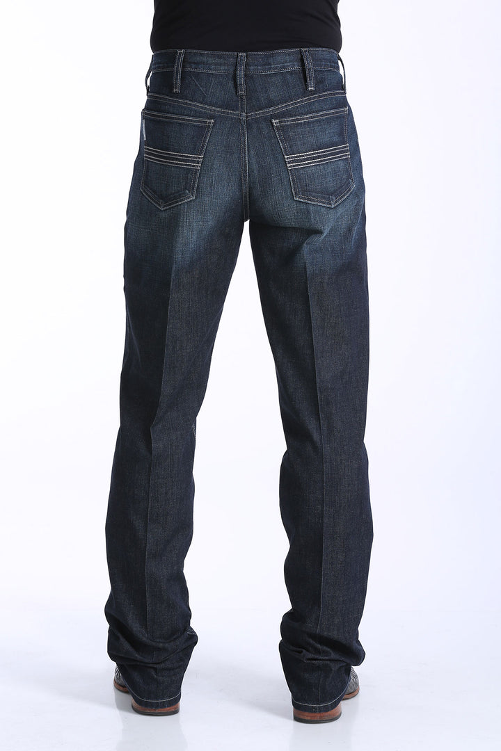 Cinch Men's Jeans - Silver Label Performance Denim - Dark Stonewash