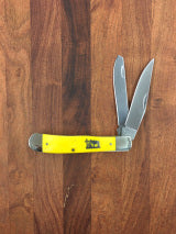 Knife - Praying Cowboy Yellow Bone Handle- 4-1/8" - Moore Maker